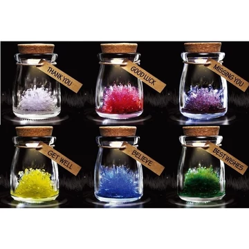 GZY Kívánság üveg-led, lila