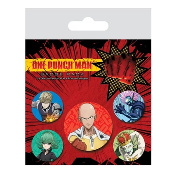 ONE PUNCH MAN (CHARACTERS) kitűző szett
