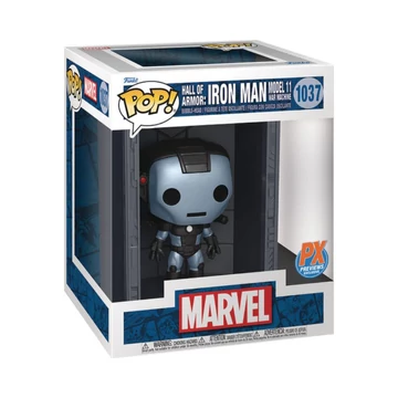 Funko Pop! Deluxe: Marvel Hall of Armor: Iron Man Model 11 War Machine (Mettalic) #1037