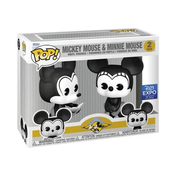 Funko Pop! 2-Pack: Disney - Plane Crazy Mickey & Minnie Mouse figura