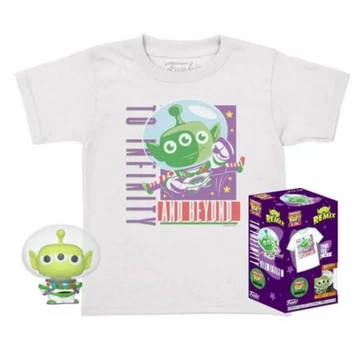 Funko Pocket POP! Disney - Alien Buzz figura és gyerek póló (M)