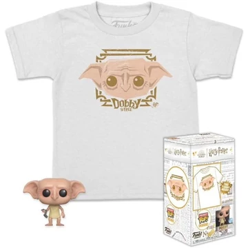 Funko Pocket Pop! & Tee: Harry Potterr - Dobby figura és gyerek póló (L)