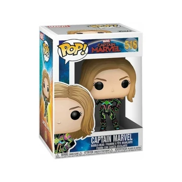 Funko Pop! Marvel: Captain Marvel - Captain Marvel (Neon Suit) figura #516