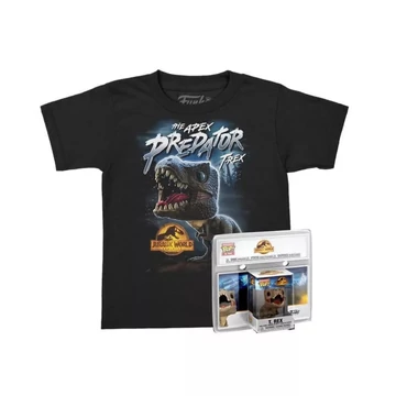 Funko Pocket Pop! & Tee: The Apex Predator - T.rex figura és gyerek póló (L)