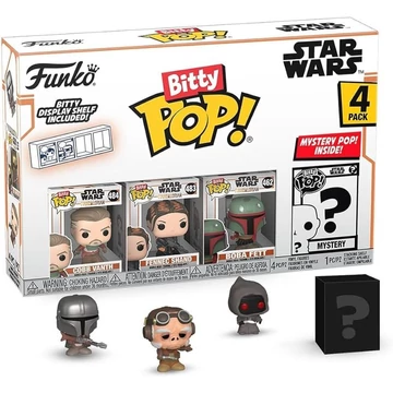 Funko Bitty POP! Star Wars: Mandalorian - Marshal 4PK​ figura