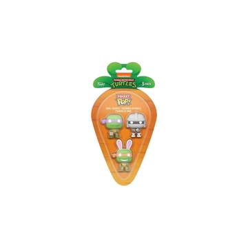 Carrot Pocket Funko POP!: Teenage Mutant Ninja Turtles - Donatello & Michelangelo & Splinter 3PK figura