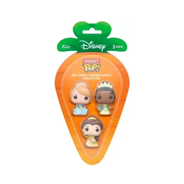 Funko Carrot Pocket POP! Disney - Cinderella/ Belle/ Tiana figura