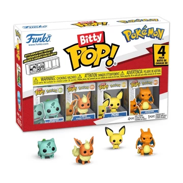 Funko Bitty POP: Pokemon- Bulbasaur 4PK