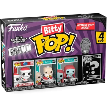 Funko Bitty POP!: The Nightmare Before Christmas - Santa Jack 4 pack figura