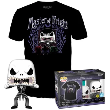 Funko Pocket Pop! & Tee: Disney - Jack Skellington figura és póló (XL)