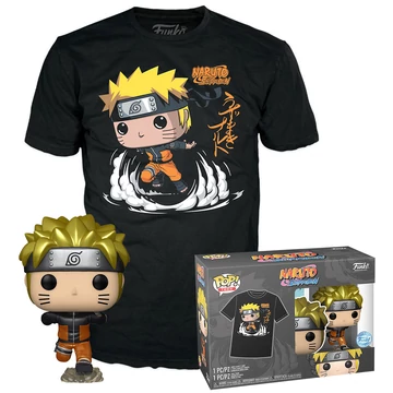 Funko Pocket Pop! & Tee: Naruto - Naruto run figura és póló (L)