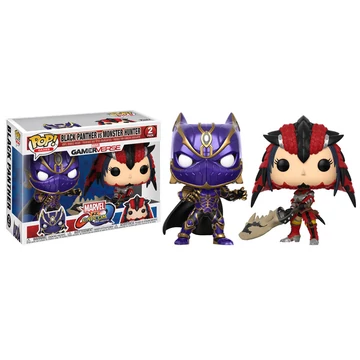 Funko POP! 2-Pack Marvel vs Capcom - Black Panther vs Monster Hunter figura #2