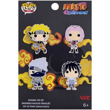 Funko POP! 4Pack Naruto Enamel Pin kitűző
