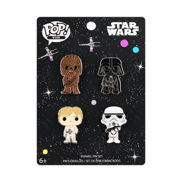 Funko POP! 4Pack Star Wars Enamel Pin kitűző