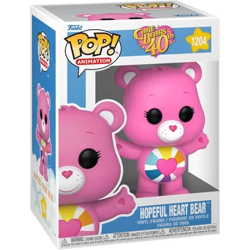 Funko POP! Animation: Care Bears 40th Anniversary - Hopeful Heart Bear figura (Glow in th Dark) #1204