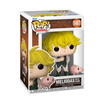 Funko POP! Animation: The Seven Deadly Sins - Meliodas w/Hawk figura #1497