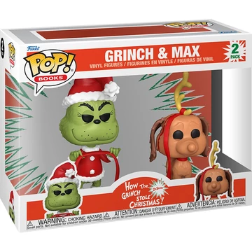 Funko POP! Books: How the Grinch Stole Christmas - Grinch & Max figura #2