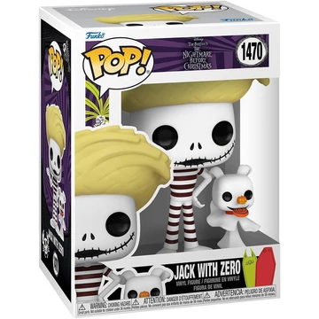 Funko POP! & Buddy: The Nightmare Before Chrsitmas - Jack w/Zero (Beach) figura