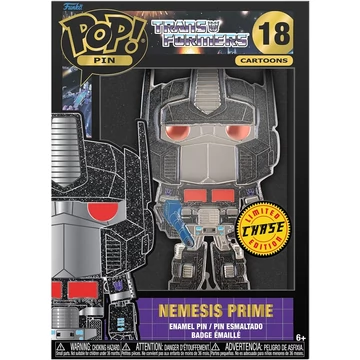 Funko POP! Cartoons: Transformers - Optimus Prime #18 kitűző chase
