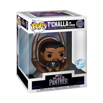 Funko POP! Deluxe Marvel: Black Panther - T’Challa on Throne figura #1113