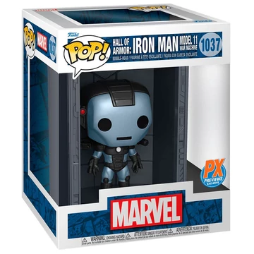 Funko POP! Deluxe: Marvel Hall of Armor: Iron Man Model 11 War Machine (Mettalic) #1037
