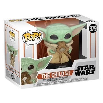 Funko POP! Deluxe: The Mandalorian S10 - Din Grogu w/Frog​ figura