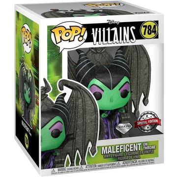 Funko POP! Deluxe: Villains - Maleficent on throne figura (glitter) #784