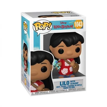 Funko POP! Disney: Lilo and Stitch - Lilo with Scrumps figura #1043