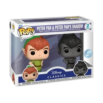 Funko POP! Disney: Peter Pan - Peter Pan w/Shadow 2PK figura