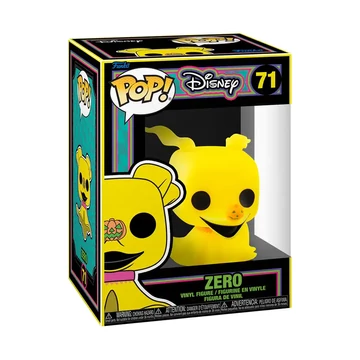 Funko POP! Disney: The Nightmare Before Christmas - Zero (Blacklight) figura #71