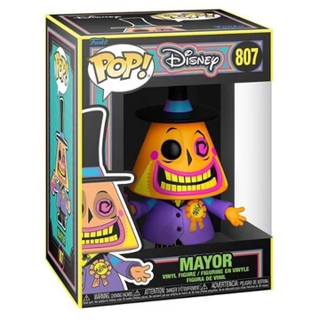 Funko POP! Disney: The Nightmare Before Christmas - Mayor figura (Blacklight) #807