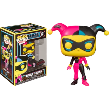Funko POP! Heroes: Batman - Harley Quinn (Blacklight) figura #371