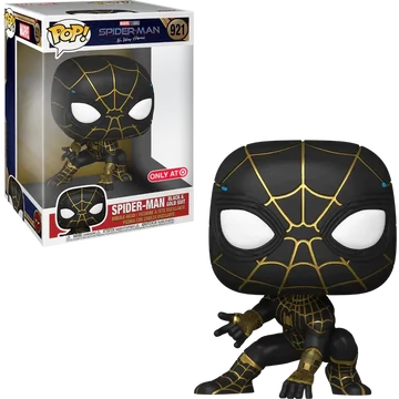 Funko POP! Jumbo: Spider-Man Black &amp; Gold suit figura #921