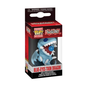 Funko POP! Keychain: Yu-Gi-Oh - Blue-Eyes Toon Dragon(attack) kulcstartó