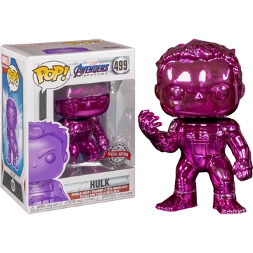 Funko POP! Marvel Avengers Endgame W2 - Hulk Purple Chrome figura #499