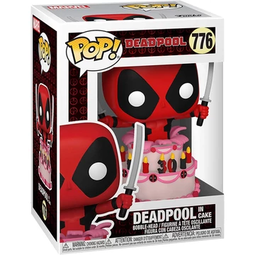 Funko POP! Marvel: Deadpool 30th - Deadpool in Cake figura #776