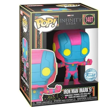 Funko POP! Marvel: Iron Man - MkV(BLKLT) figura