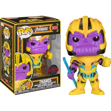 Funko POP! Marvel: Blacklight Thanos figura #909