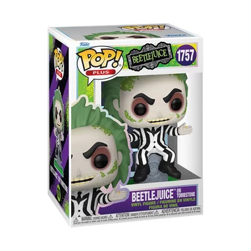 Funko POP! Movies: Beetlejuice S3 - Beetlejuice w/tombstone figura
