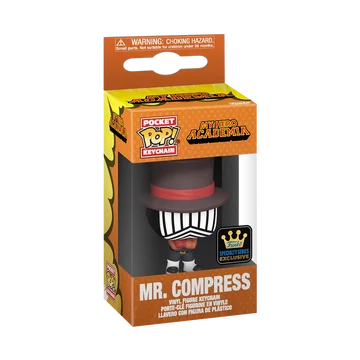 Funko POP! My Hero Academia - Mr. Compress(Hideout) kulcstartó