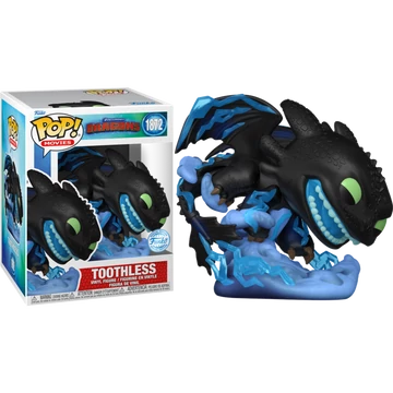 Funko POP! Premium: How to train your Dragon - Toothless w/Lightning figura
