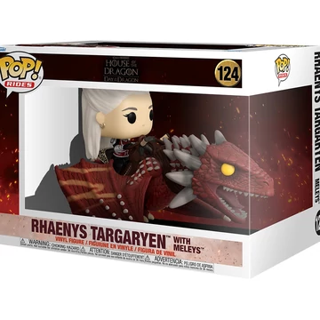 Funko POP! Rides Deluxe: House of the Dragon S3 - Rhaenys Targaryen with Meleys figura