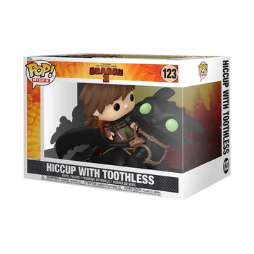 Funko POP! Rides DLX: How to train your Dragon - Hiccup w/Toothless figura