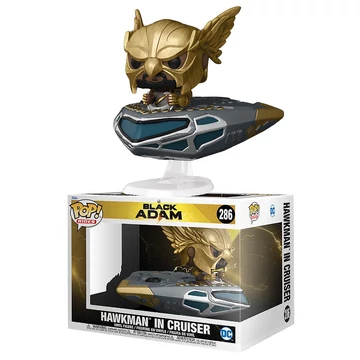 Funko POP! Rides Super Deluxe: DC Black Adam - Hawkman in Cruiser figura #286