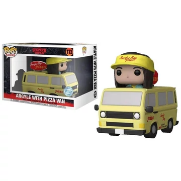 Funko POP! Rides Super Deluxe: Stranger Things - Argyle with Pizza Van figura #113