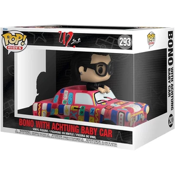 Funko POP! Rides Super Deluxe: U2 Ζoo TV - Bono with Achtung Baby Car figura #293