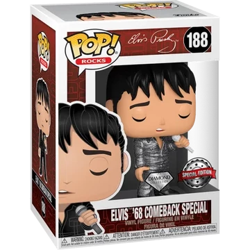 Funko POP! Rocks: Elvis - '68 Comeback Special figura #188