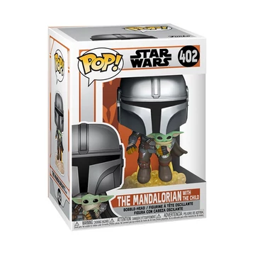 Funko POP! Star Wars: The Mandalorian - Mando Flying with Jet figura #402