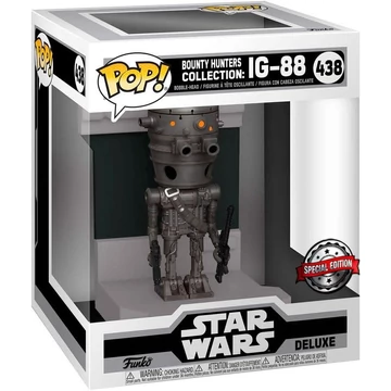 Funko POP! Deluxe: Star Wars Bounty Hunters Collection - IG-88 (Metallic) figura #438