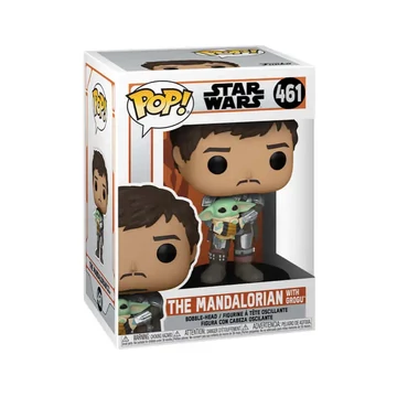 Funko POP! Star Wars: The Mandalorian - Mando Holding Child figura #461